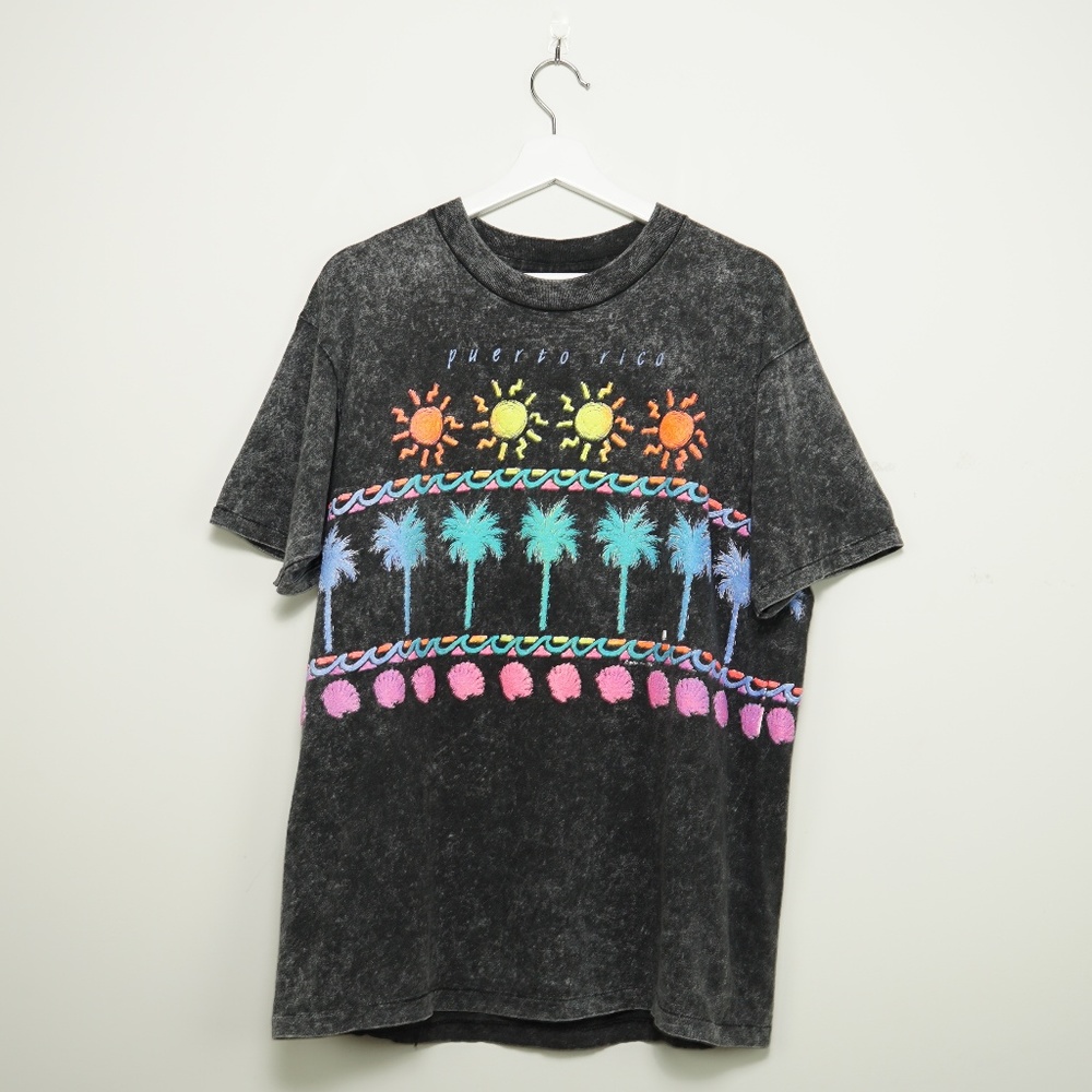 Oneita Men's VINTAGE 1991 Pre-Shrunk Tropical Tee